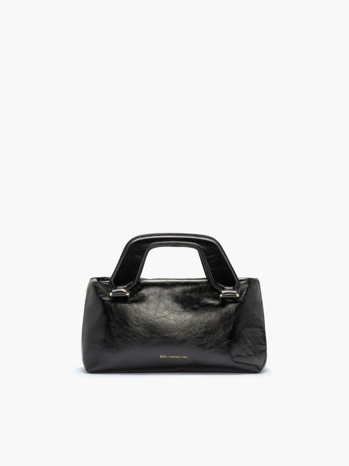 Alice Crinkled Black Bag - āim / Handmade in Italy