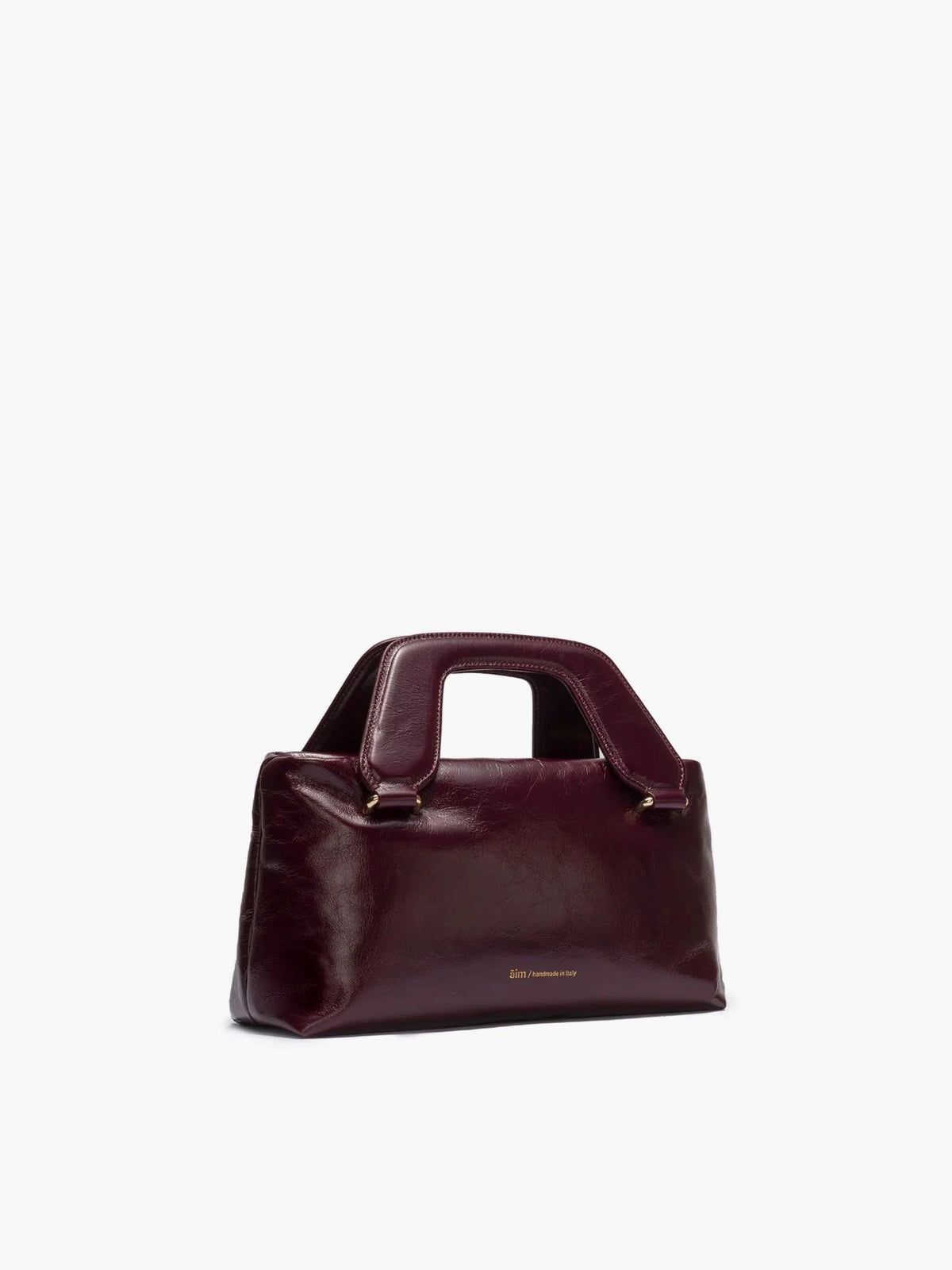Alice Crinkled Merlot Bag - āim / Handmade in Italy