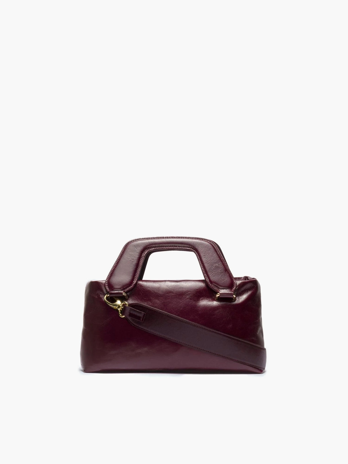 Alice Crinkled Merlot Bag - āim / Handmade in Italy