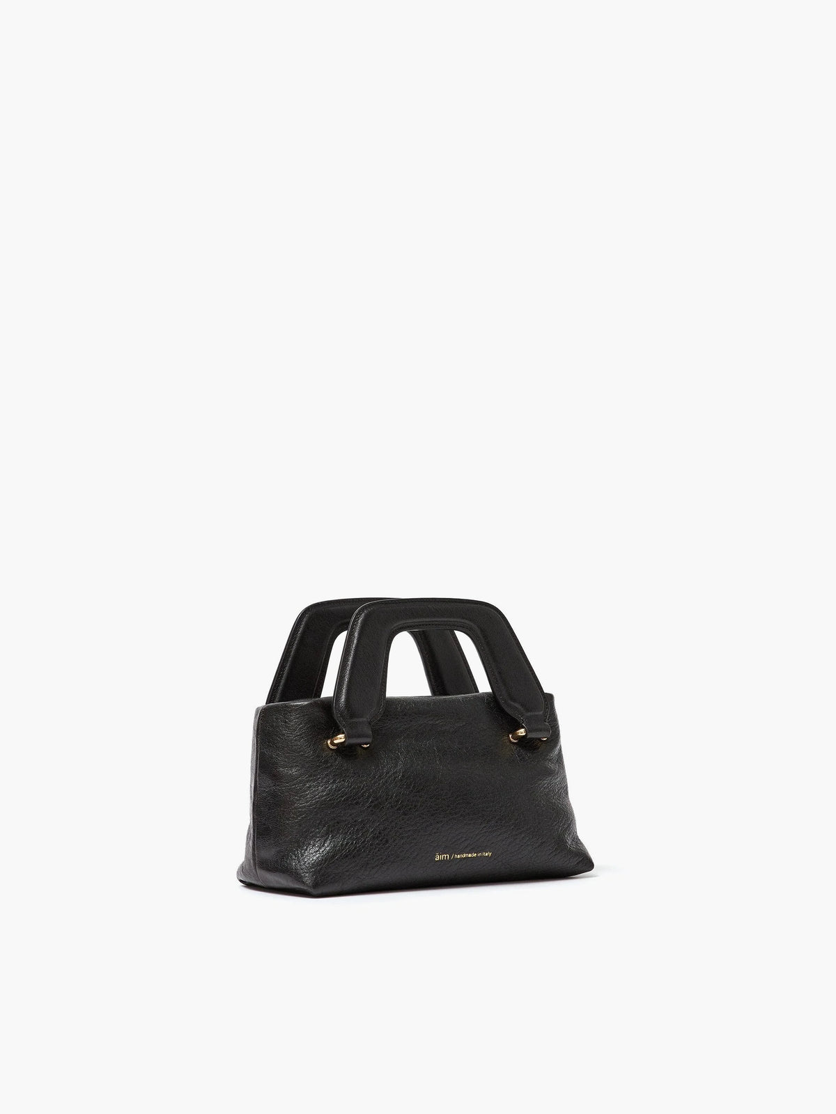 Alice Nano Crinkled Black Bag - āim / Handmade in Italy