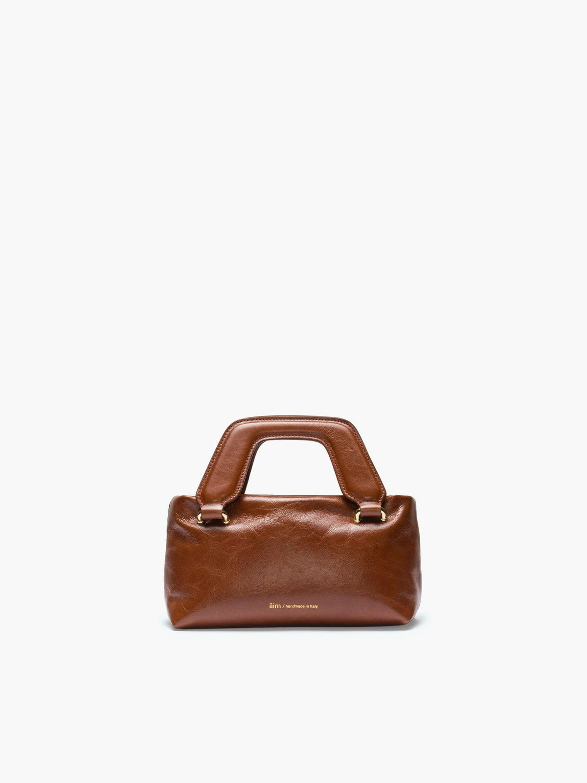 Alice Nano Crinkled Brandy Bag - āim / Handmade in Italy