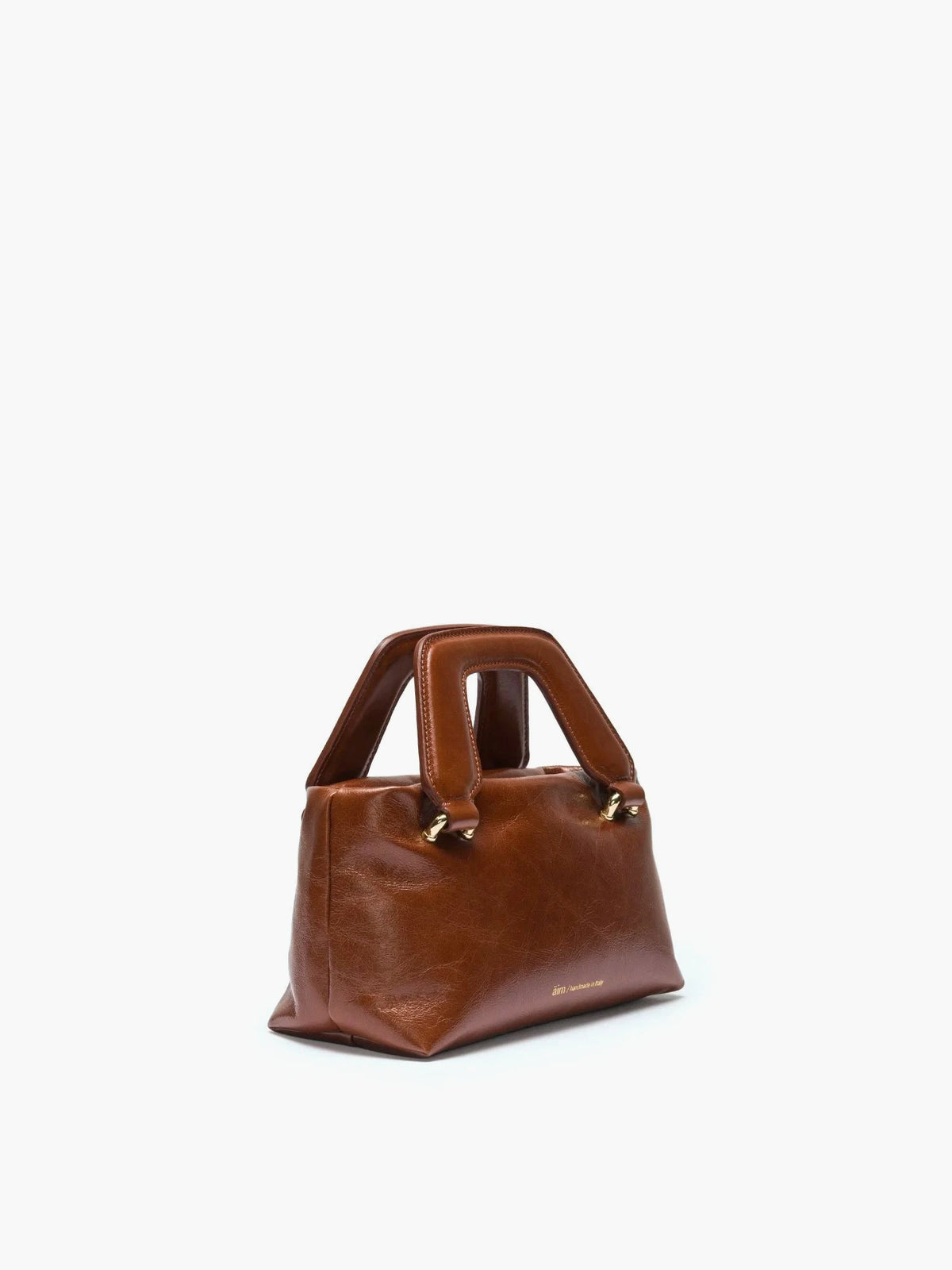Alice Nano Crinkled Brandy Bag - āim / Handmade in Italy