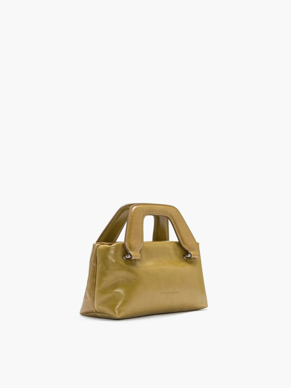 Alice Nano Crinkled Olive Bag - āim / Handmade in Italy
