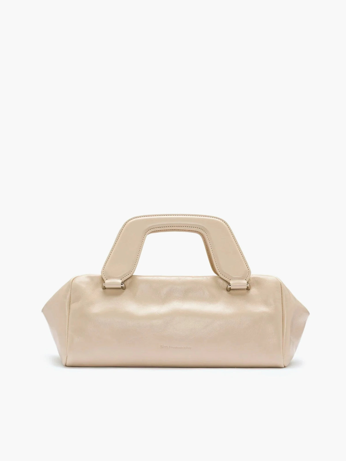 Bonnie Crinkled Cream Bag - āim / Handmade in Italy