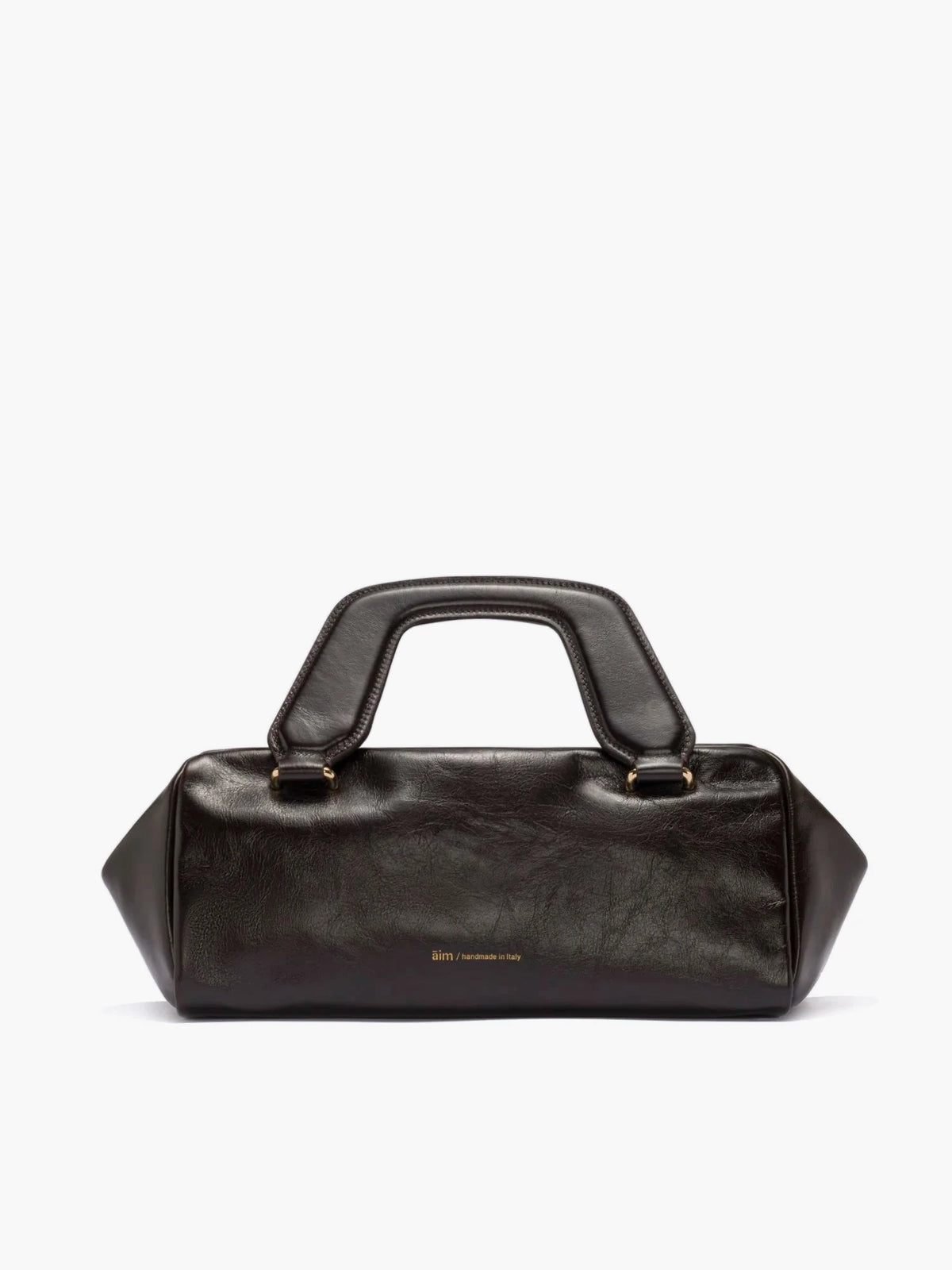 Bonnie Crinkled Espresso Bag - āim / Handmade in Italy