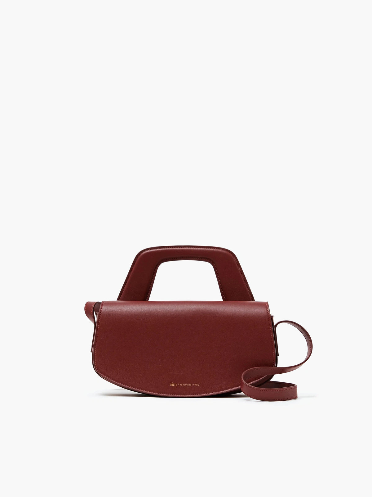 Emma Burgundy Bag - āim / Handmade in Italy