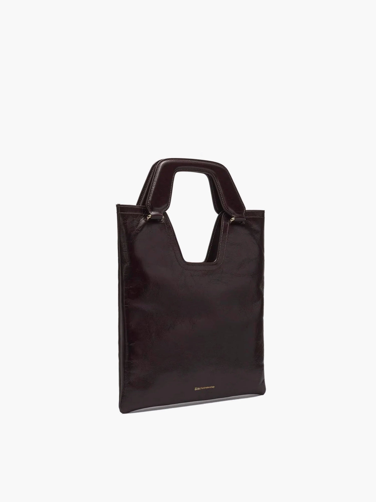 Mia Crinkled Black Bag - āim / Handmade in Italy
