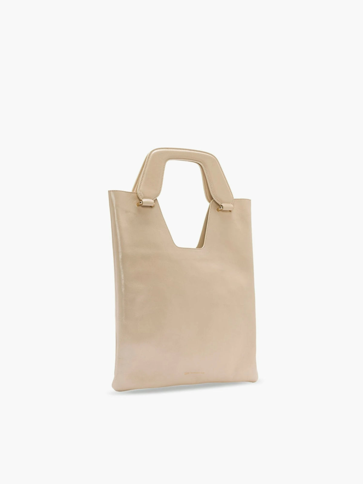 Mia Crinkled Cream Bag - āim / Handmade in Italy