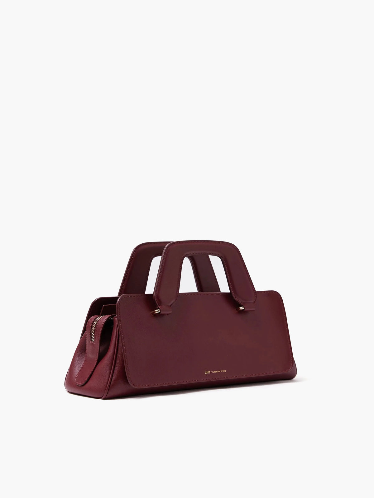 Olivia Burgundy Bag - āim / Handmade in Italy