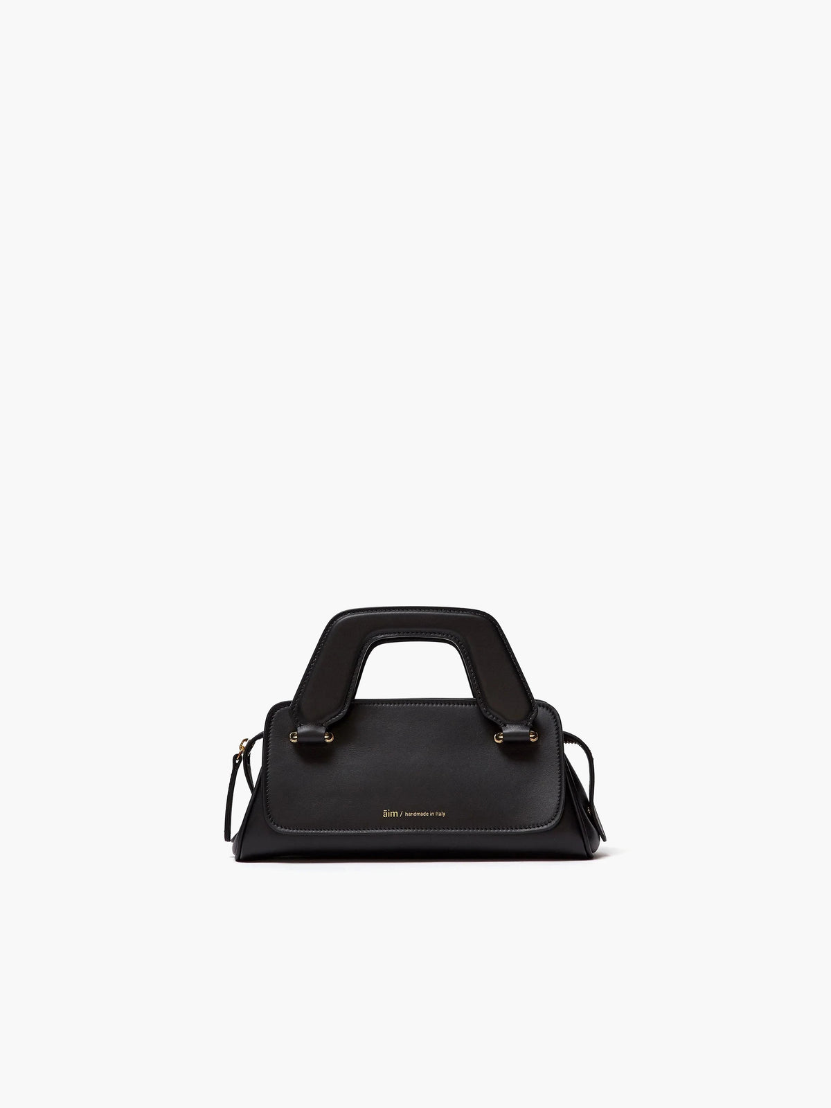 Olivia Micro Black Bag - āim / Handmade in Italy
