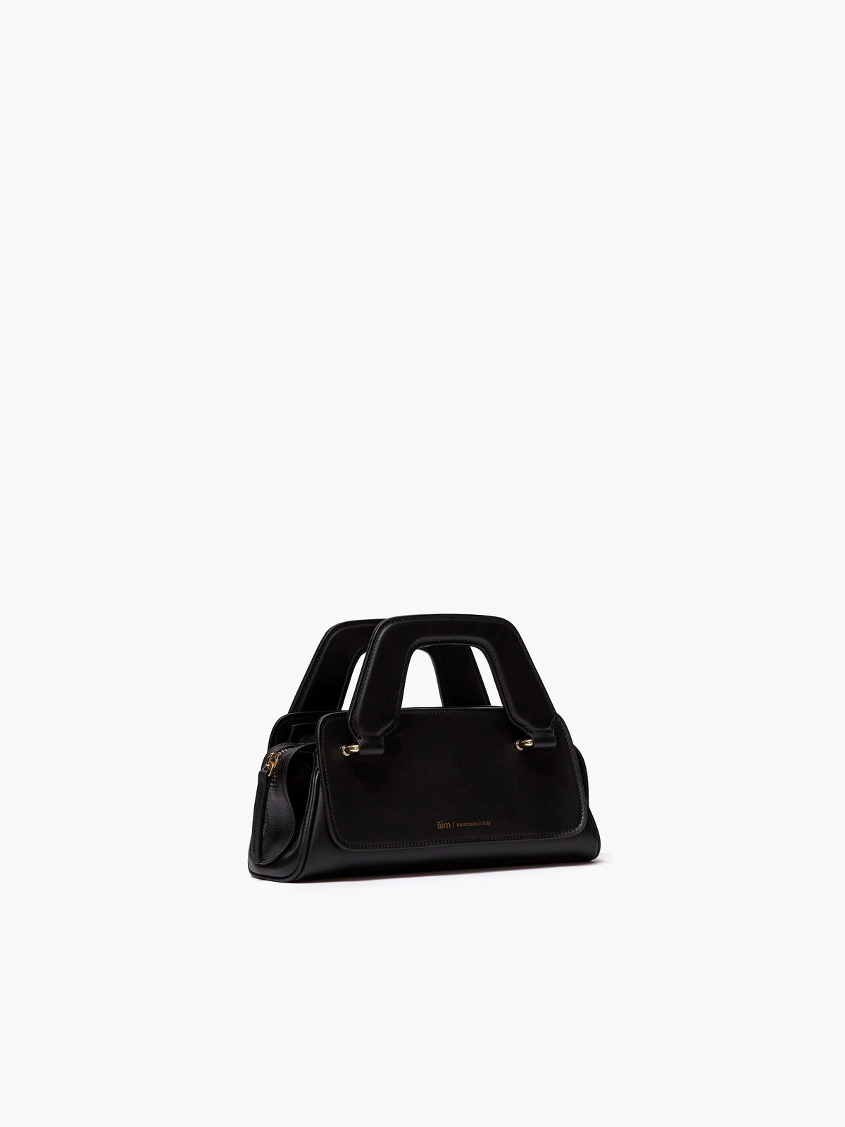 Olivia Micro Black Bag - āim / Handmade in Italy