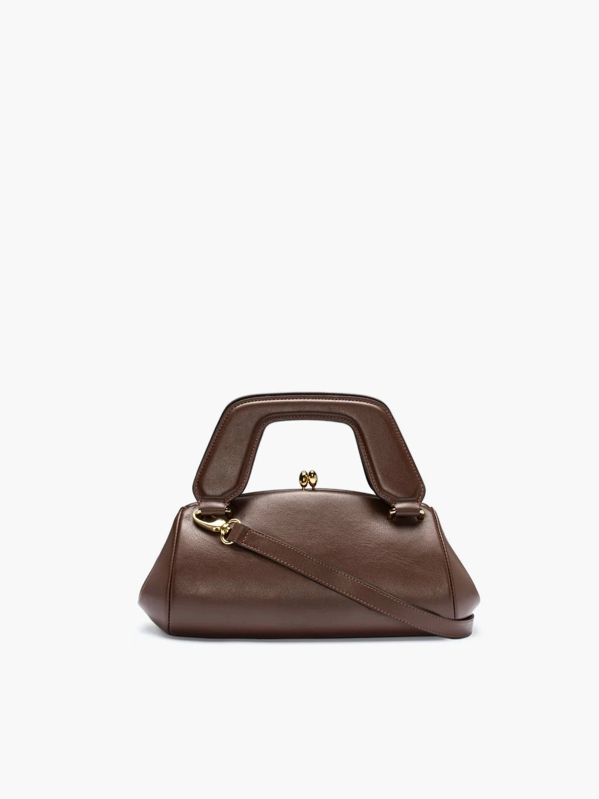Polly Chocolate Bag - āim / Handmade in Italy
