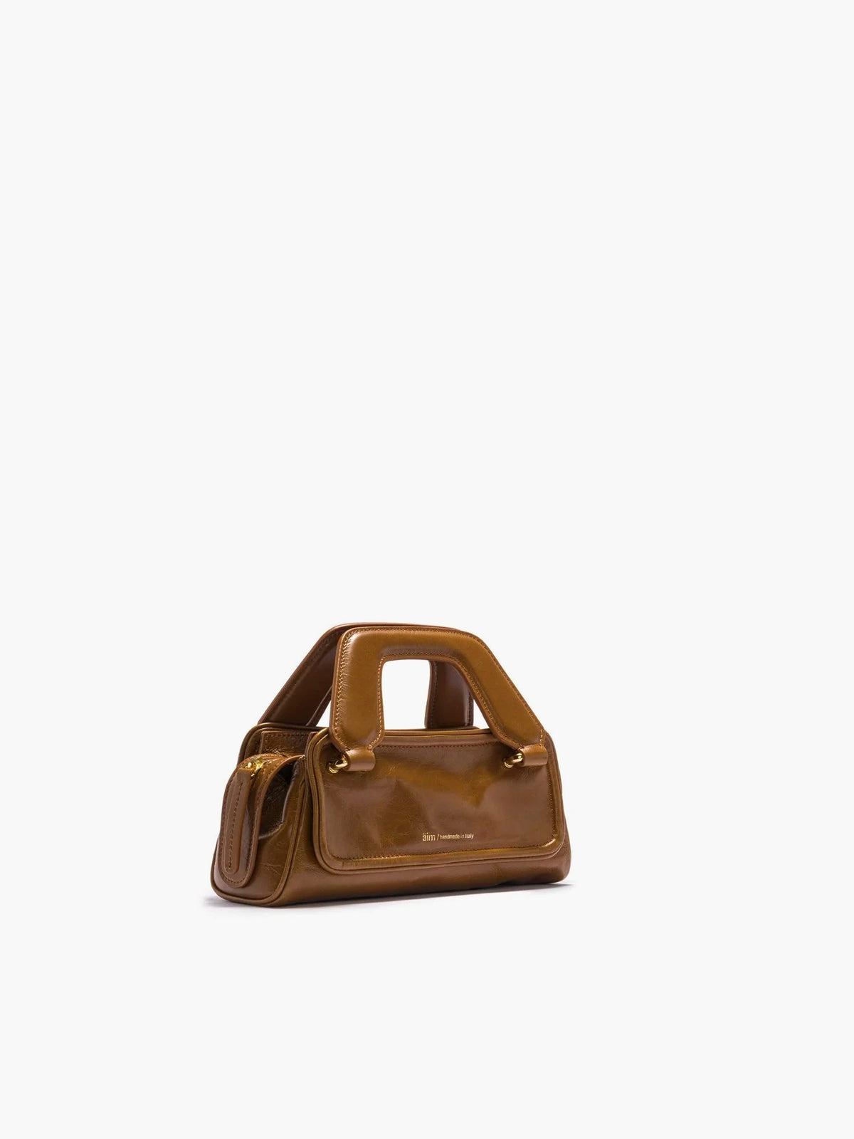 Soft Olivia Micro Crinkled Honey Bag - āim / Handmade in Italy