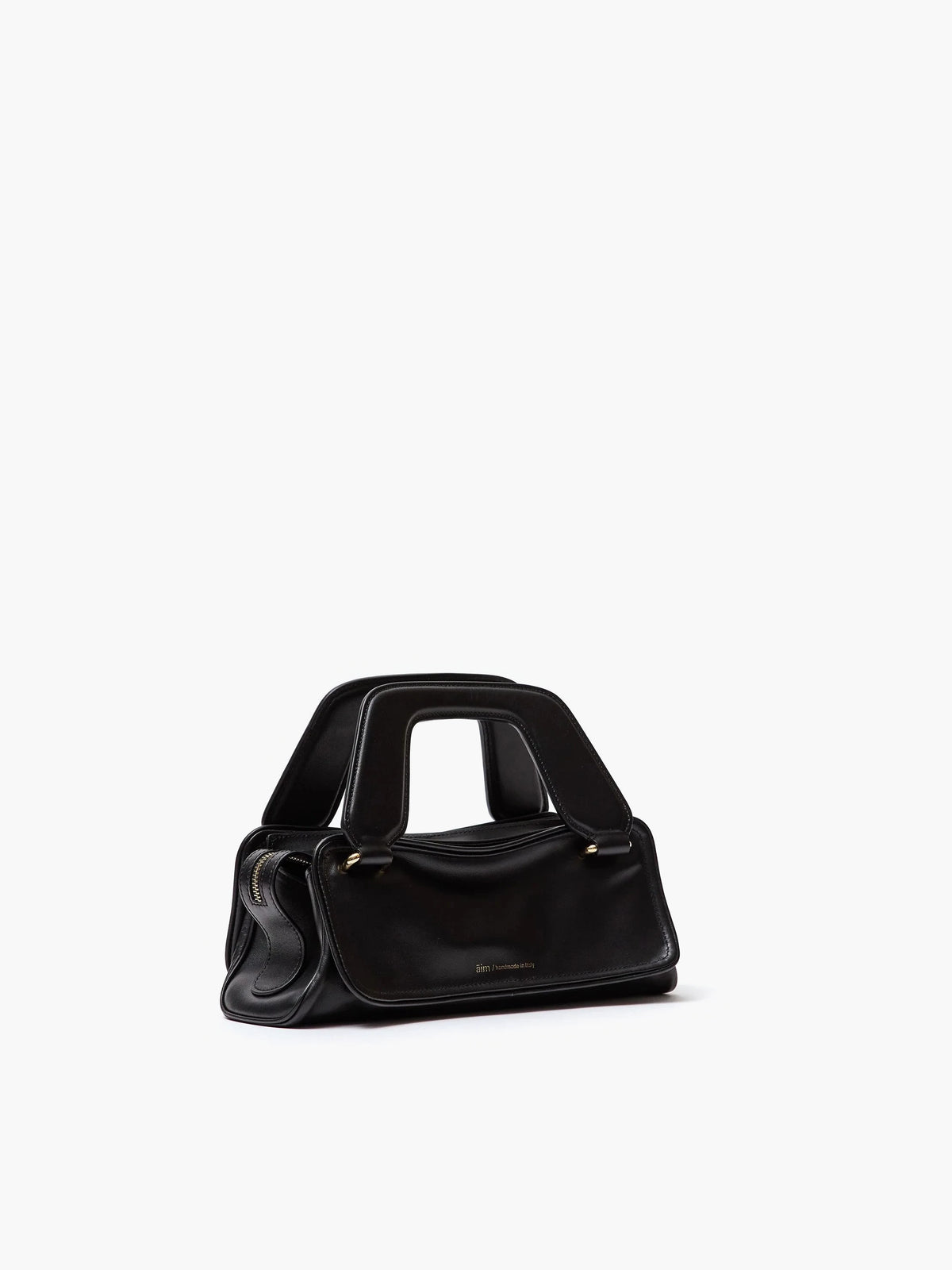 Soft Olivia Mini Black Bag - āim / Handmade in Italy