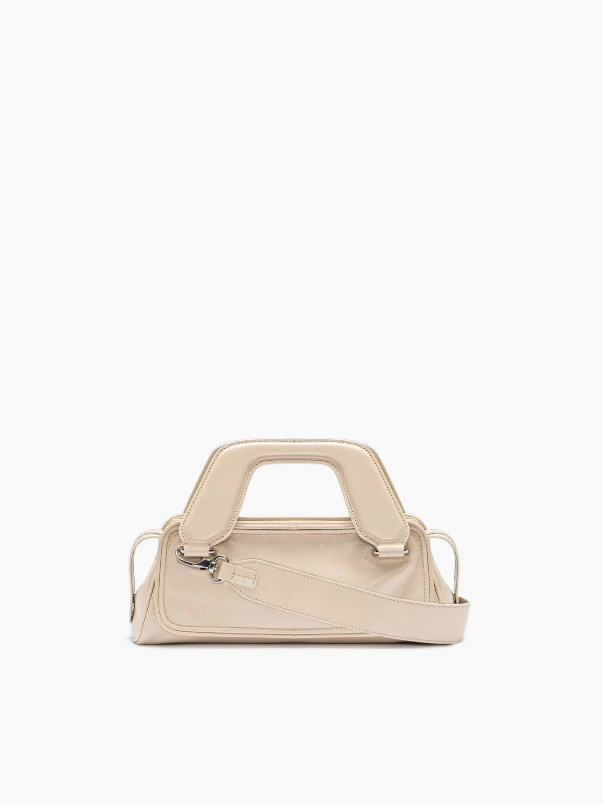 Soft Olivia Mini Crinkled Cream Bag - āim / Handmade in Italy