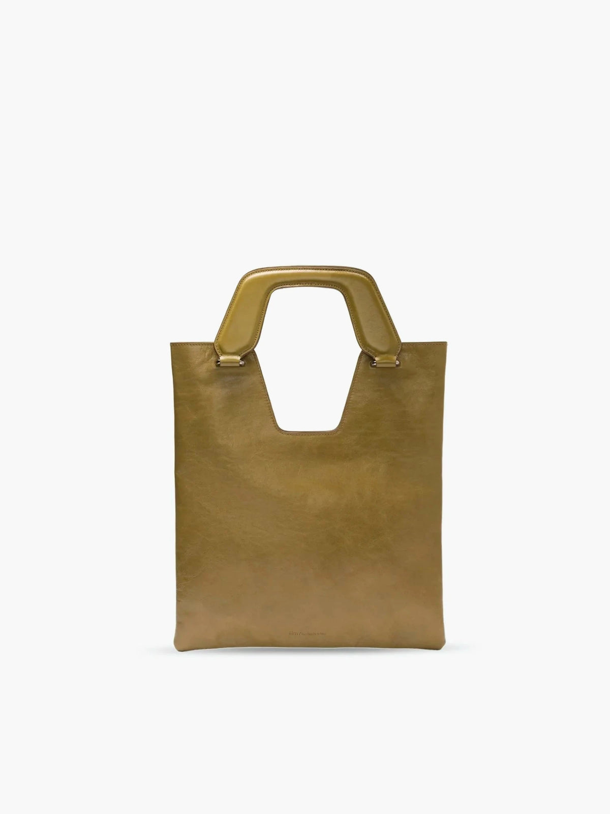 Mia Crinkled Olive Bag - āim / Handmade in Italy