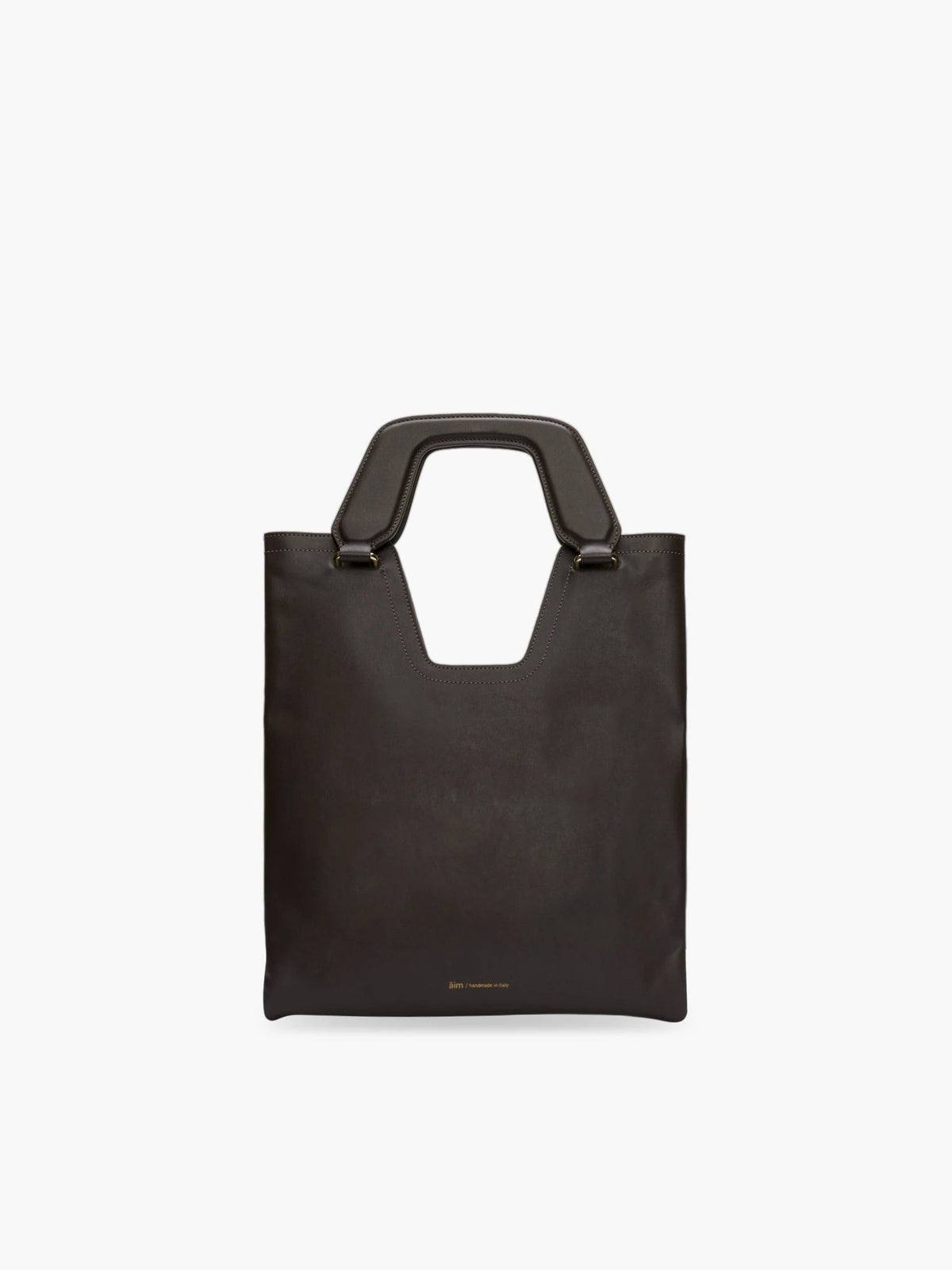 Mia Soft Espresso Bag - āim / Handmade in Italy