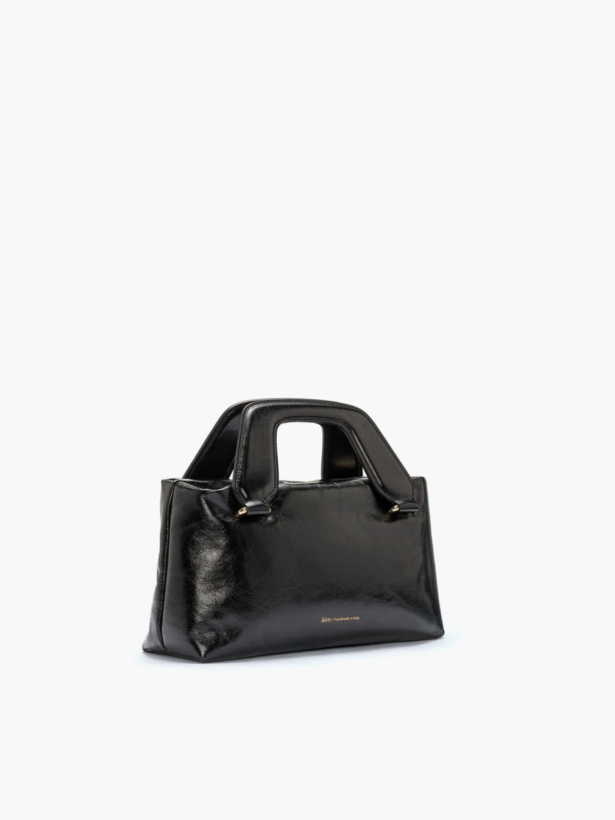 Alice Crinkled Black Bag - āim / Handmade in Italy