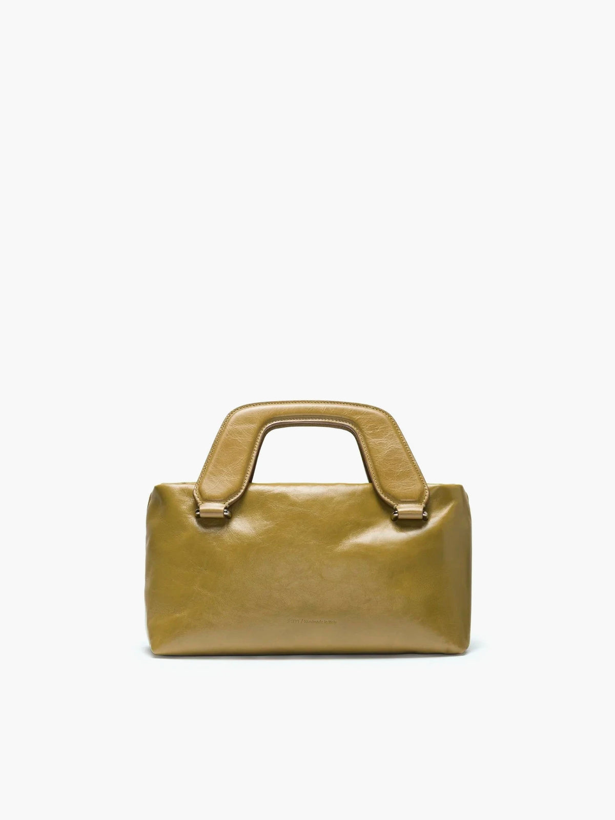 Alice Crinkled Olive Bag - āim / Handmade in Italy