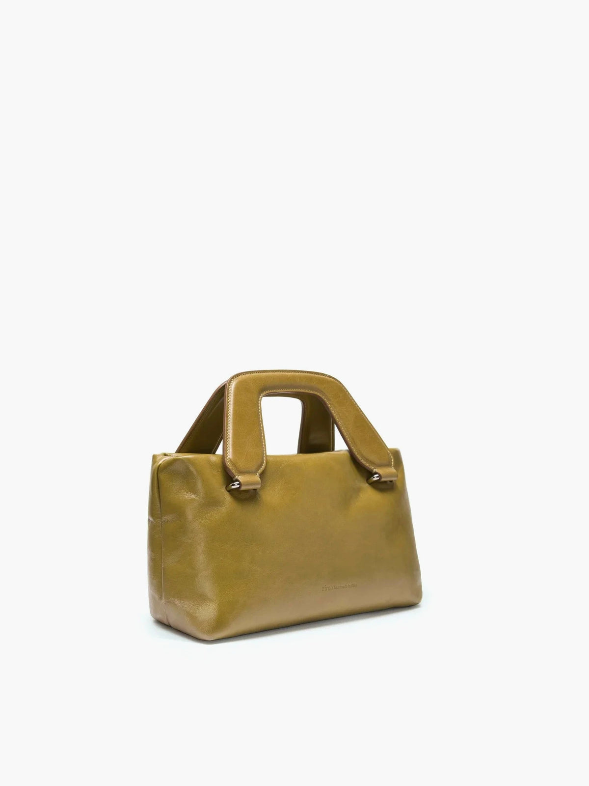 Alice Crinkled Olive Bag - āim / Handmade in Italy