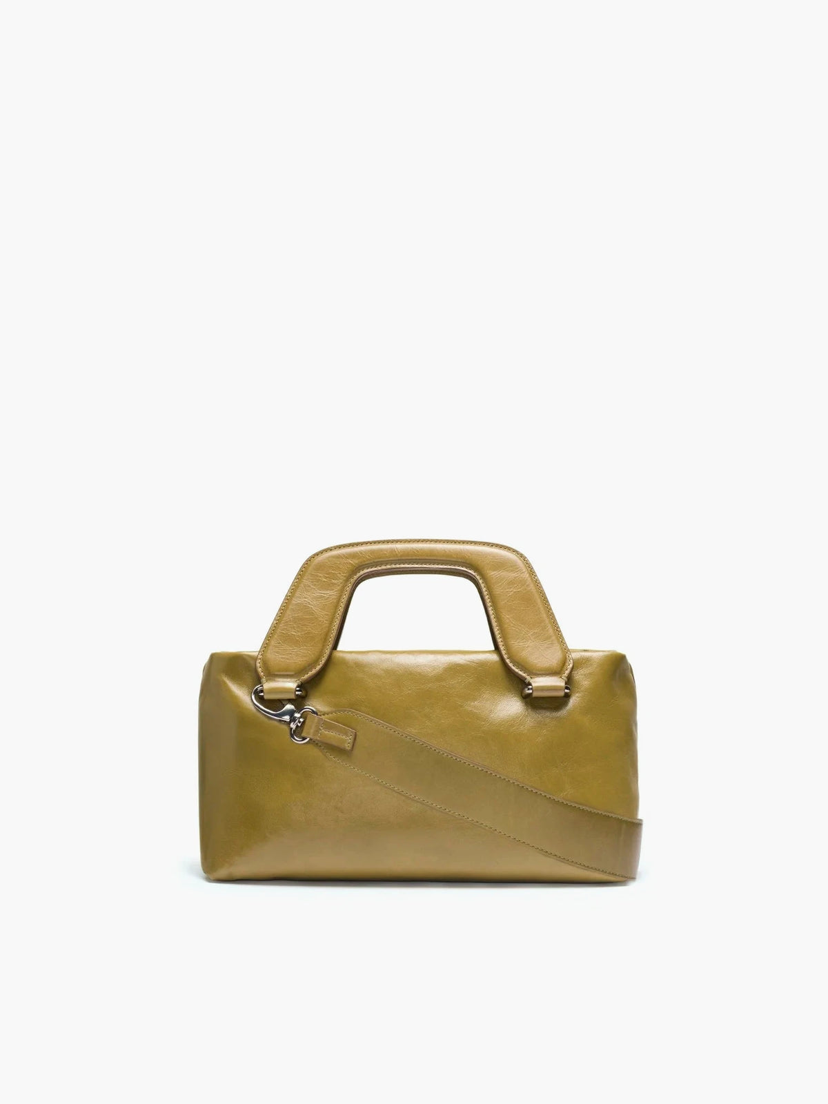 Alice Crinkled Olive Bag - āim / Handmade in Italy