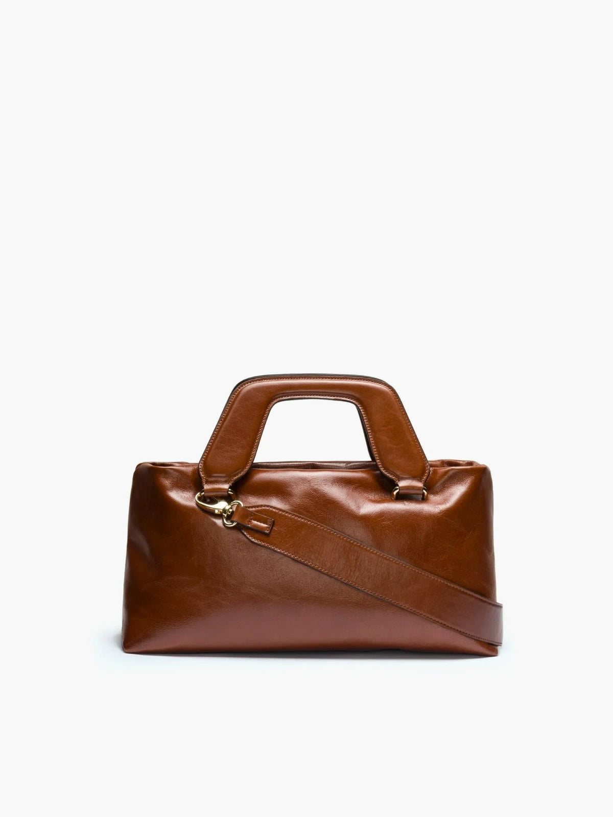 Alice Large Crinkled Brandy Bag - āim / Handmade in Italy