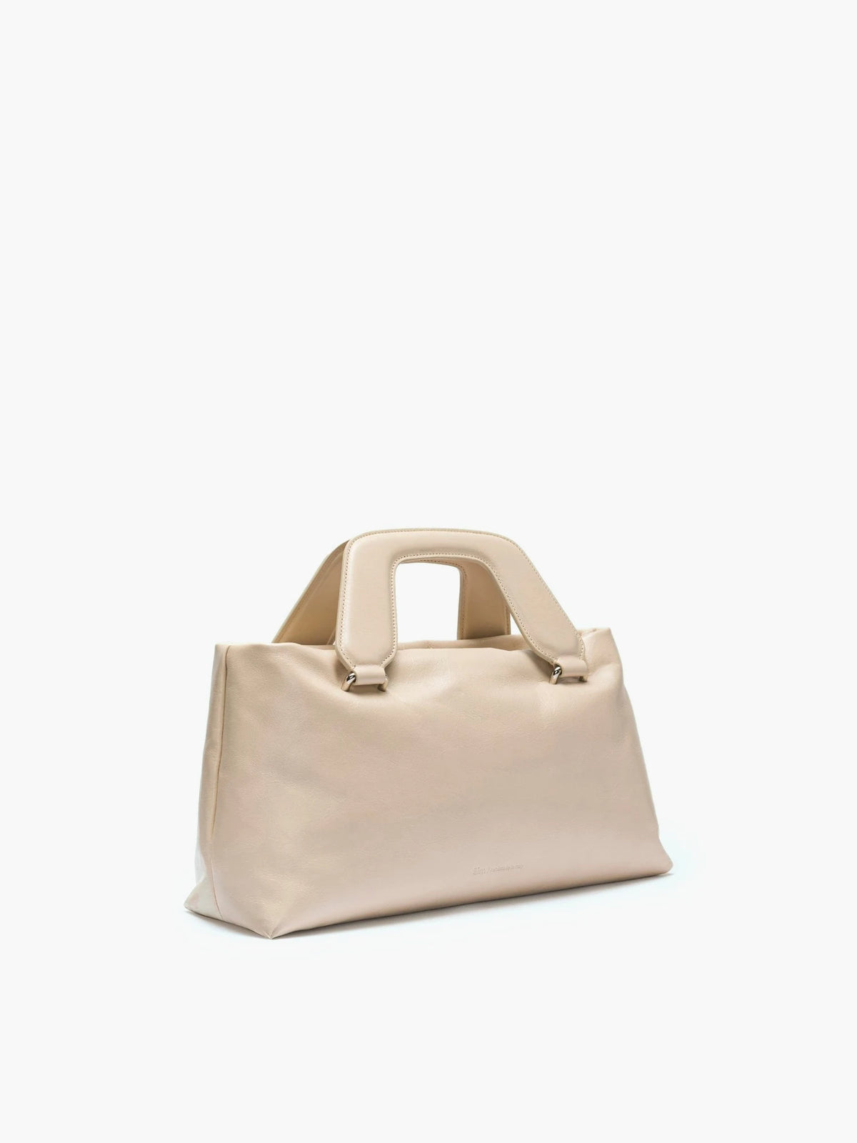 Alice Large Crinkled Cream Bag - āim / Handmade in Italy