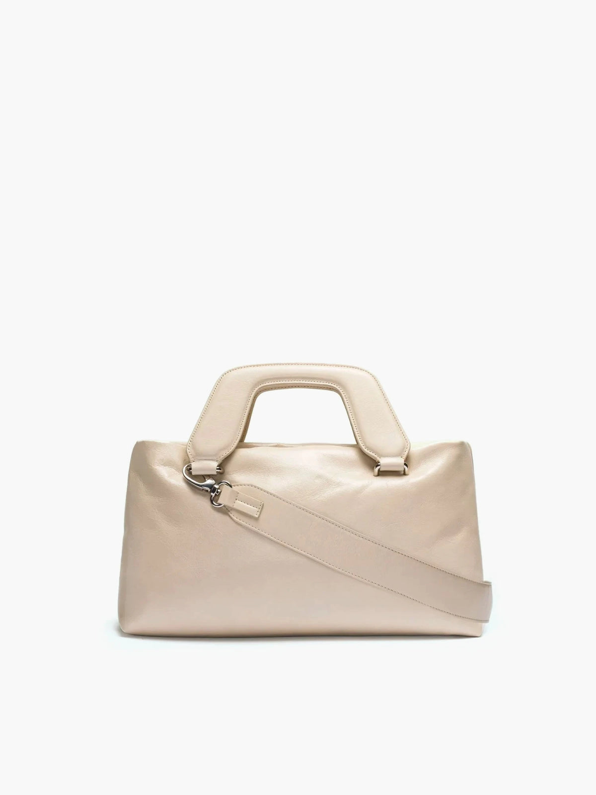 Alice Large Crinkled Cream Bag - āim / Handmade in Italy