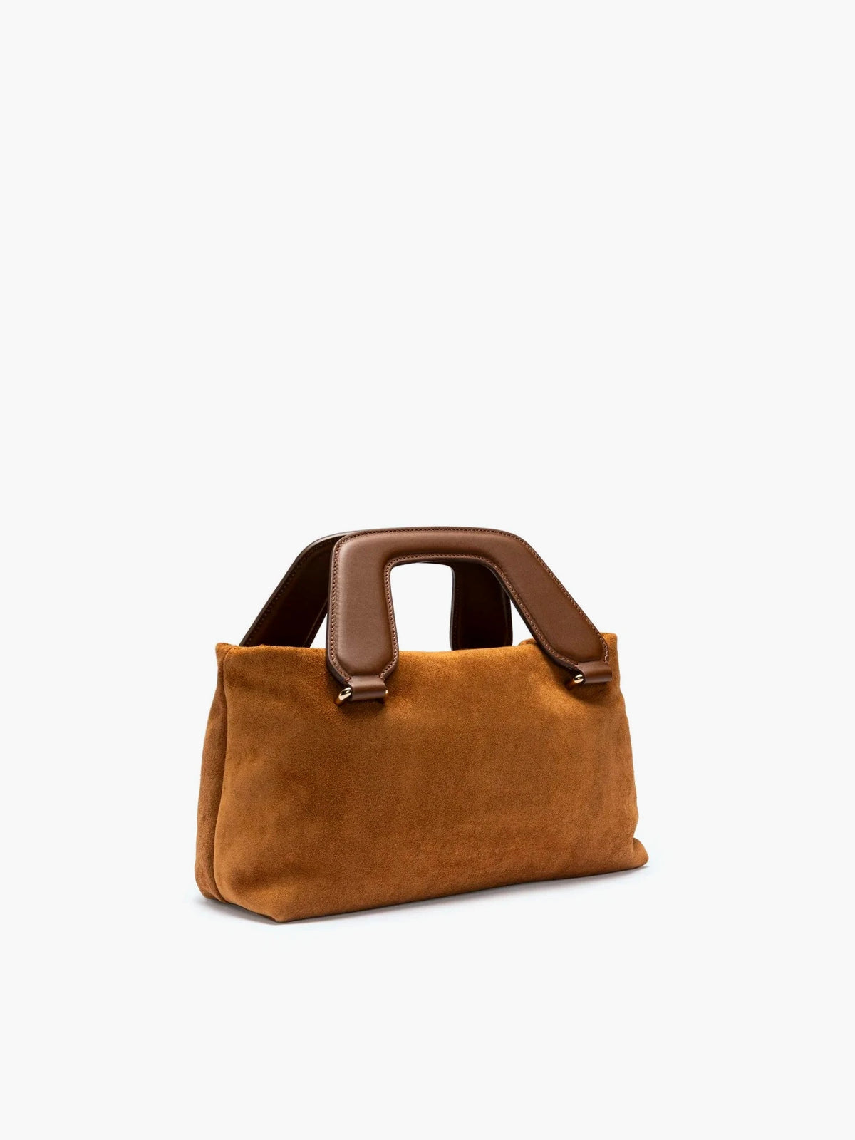 Alice Large Suede Caramel Bag - āim / Handmade in Italy