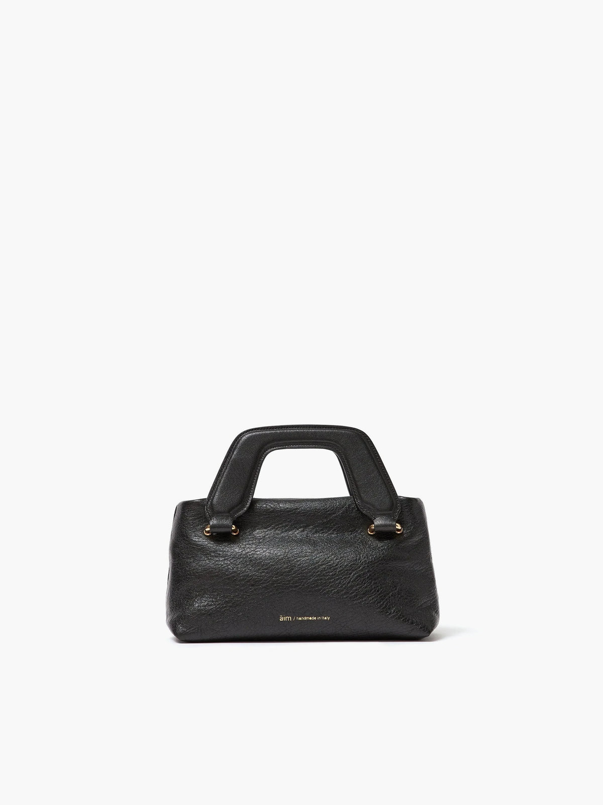 Alice Nano Crinkled Black Bag - āim / Handmade in Italy