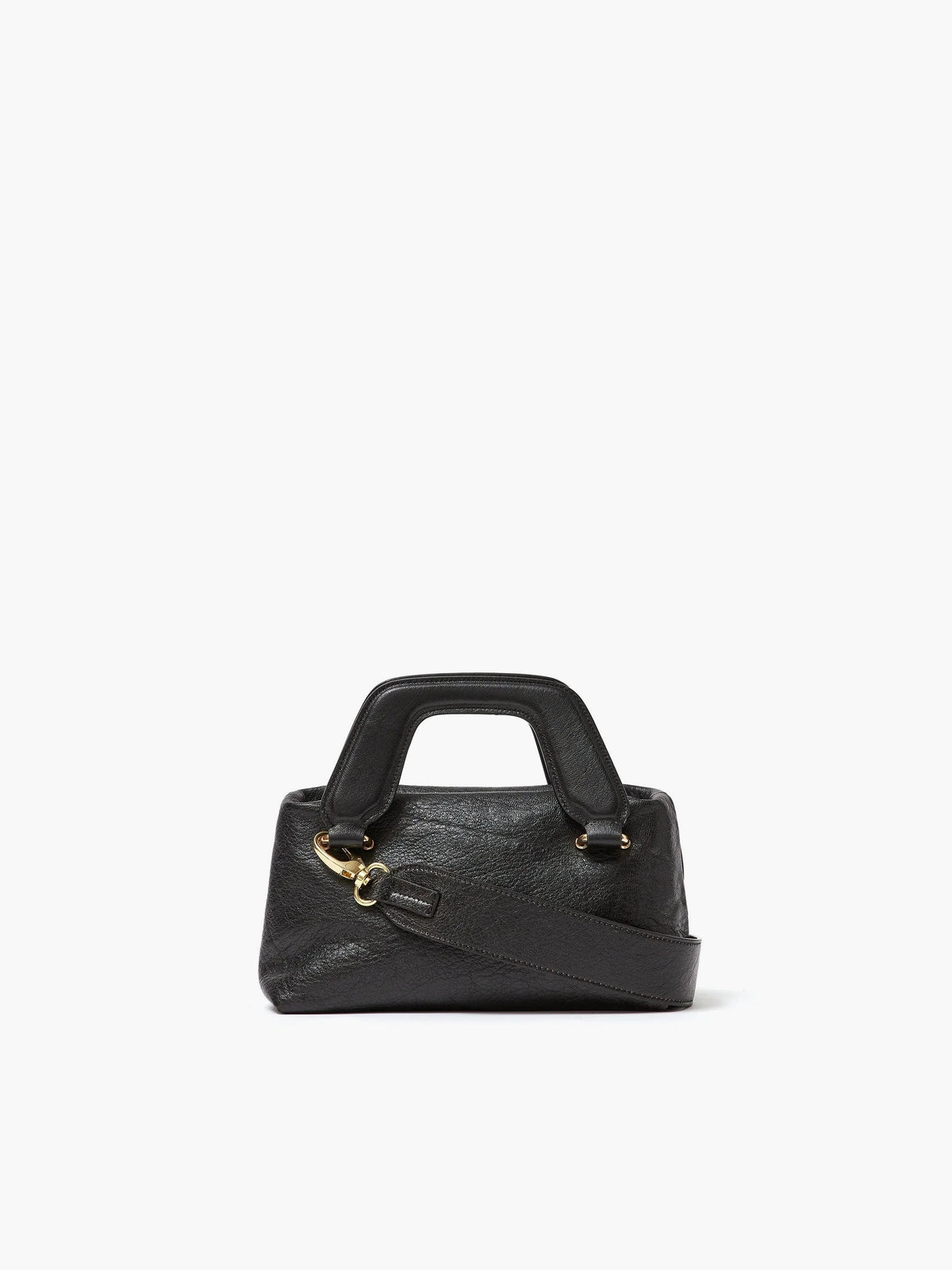 Alice Nano Crinkled Black Bag - āim / Handmade in Italy