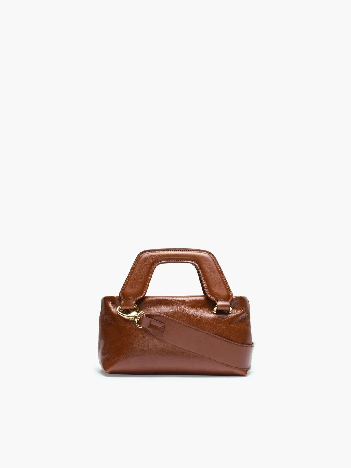Alice Nano Crinkled Brandy Bag - āim / Handmade in Italy