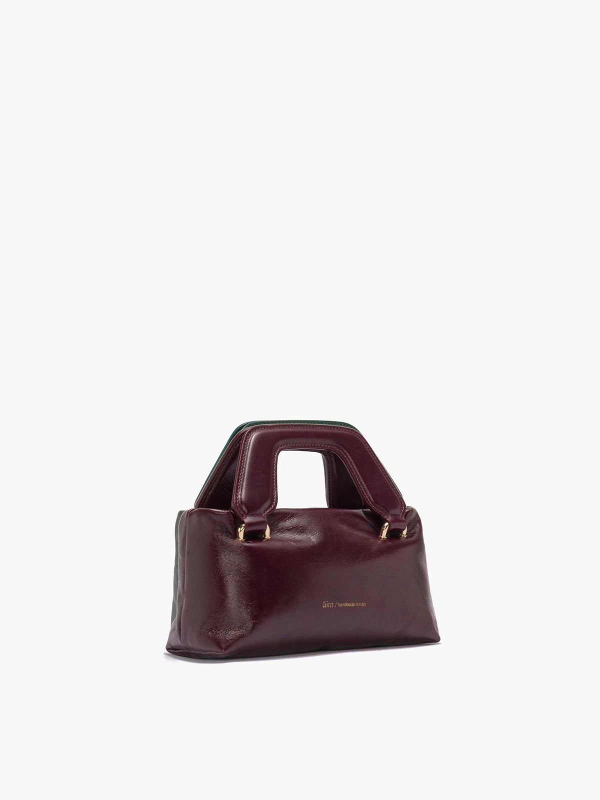 Alice Nano Crinkled Merlot Bag - āim / Handmade in Italy