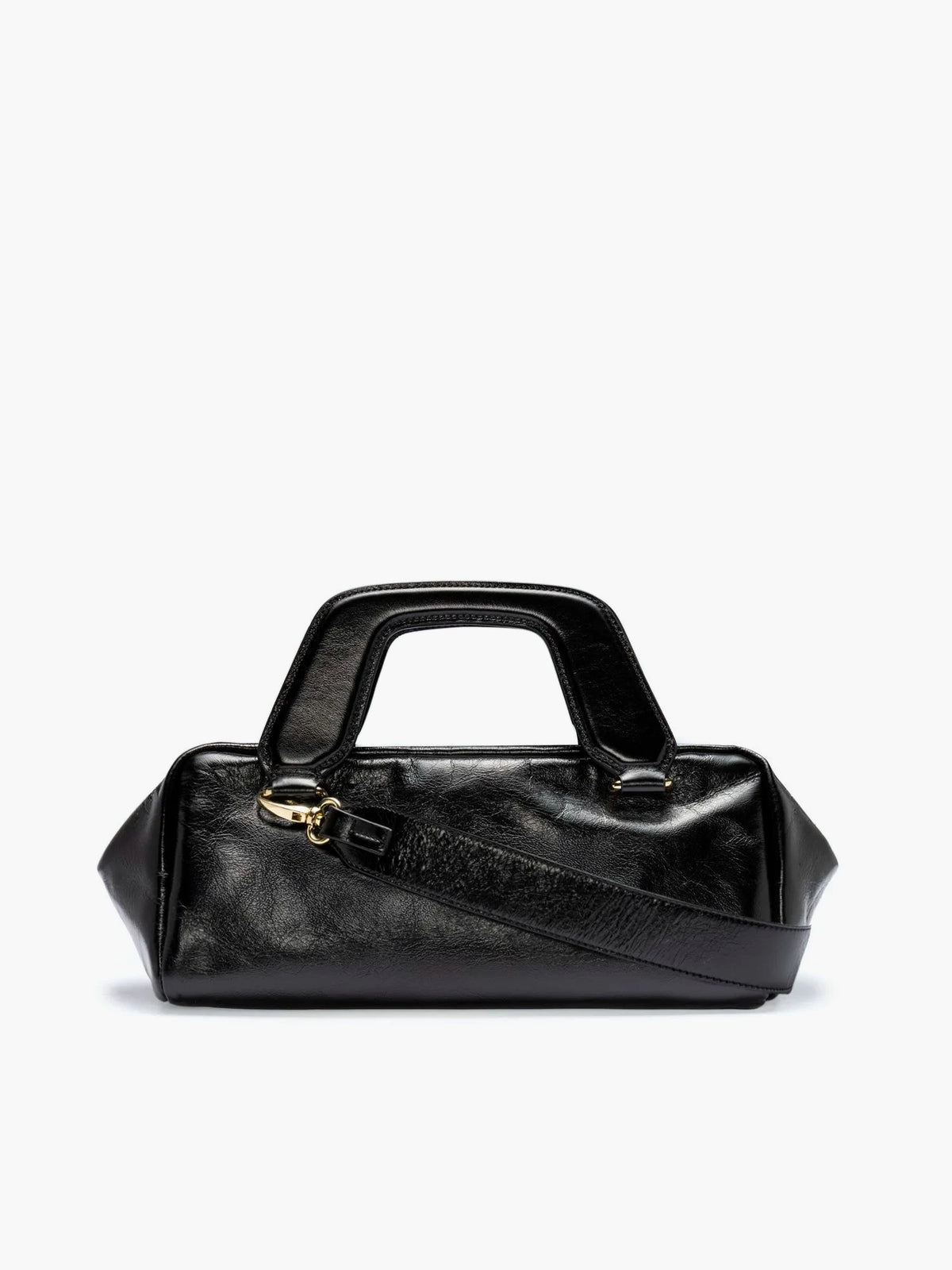 Bonnie Crinkled Black Bag - āim / Handmade in Italy