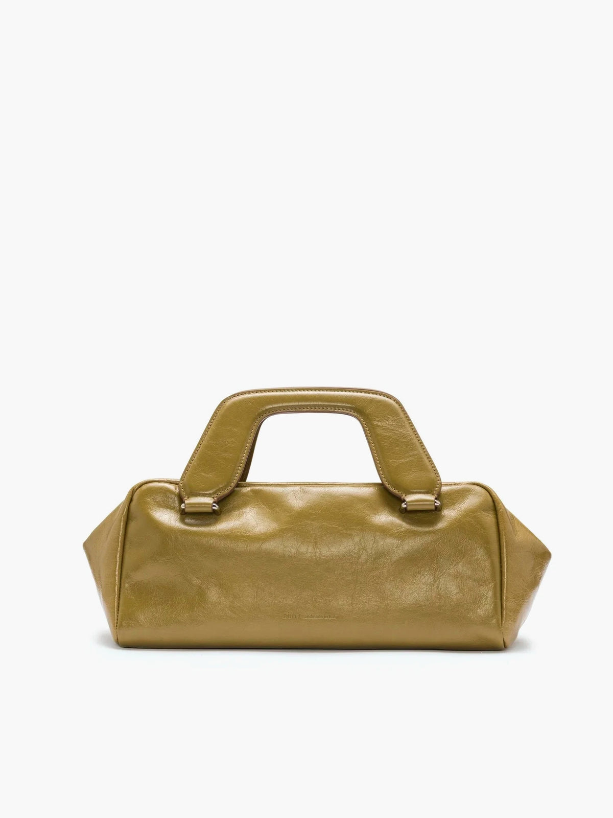 Bonnie Crinkled Olive Bag - āim / Handmade in Italy