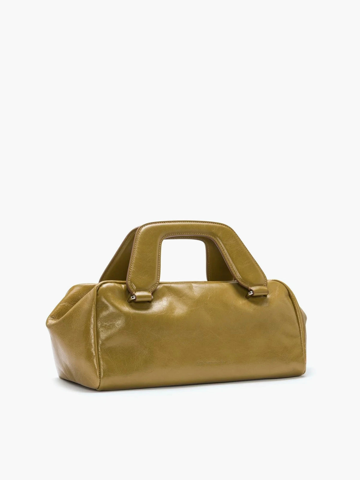 Bonnie Crinkled Olive Bag - āim / Handmade in Italy