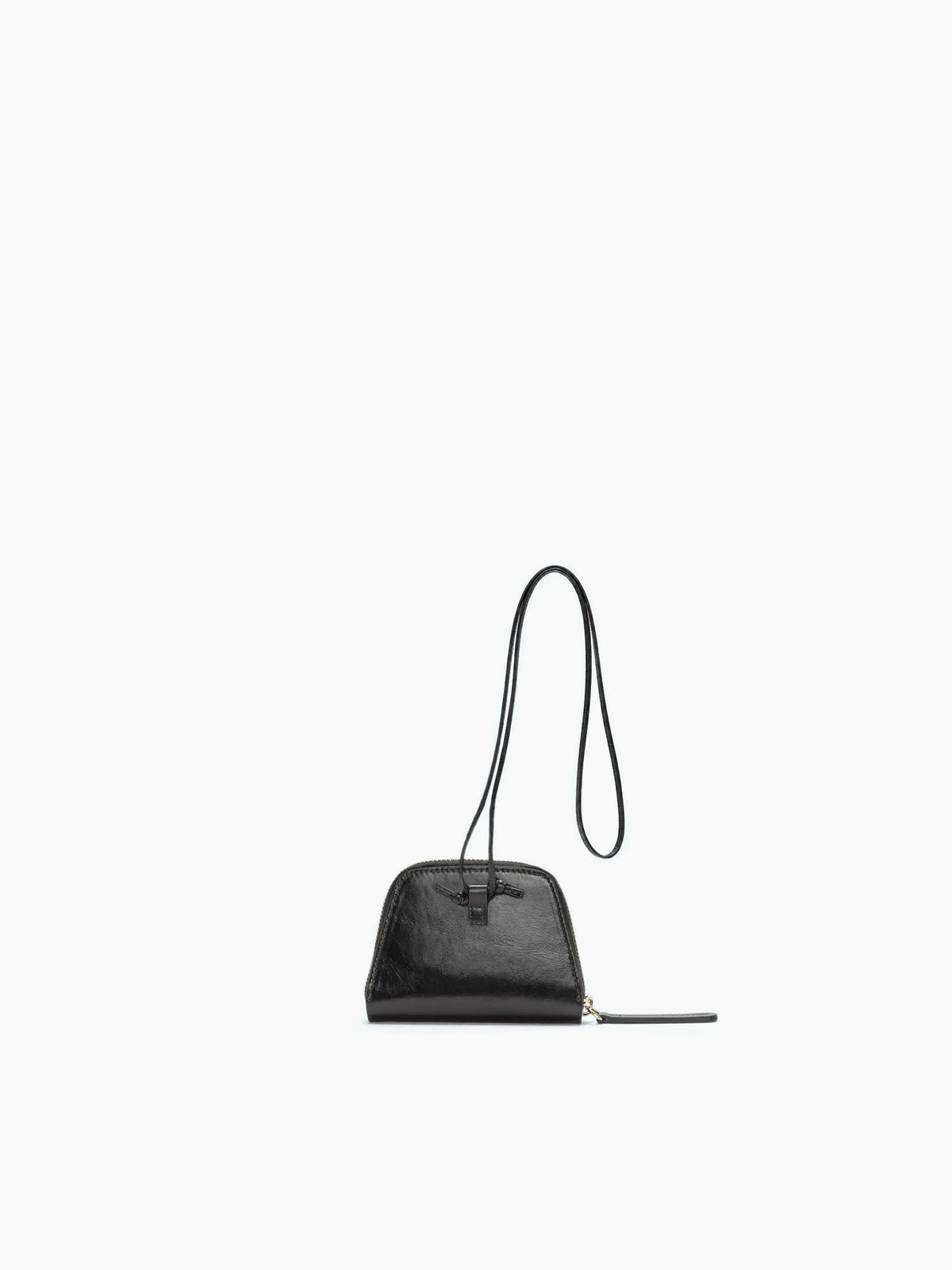 Leo Crinkled Black Bag - āim / Handmade in Italy