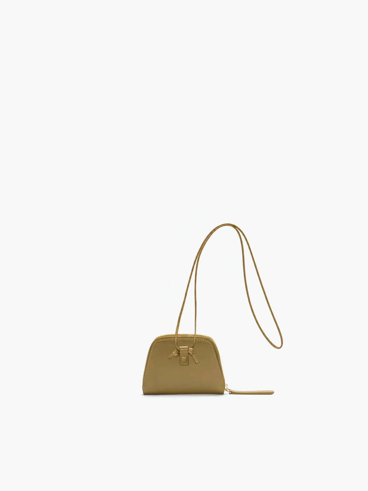 Leo Crinkled Olive Bag - āim / Handmade in Italy