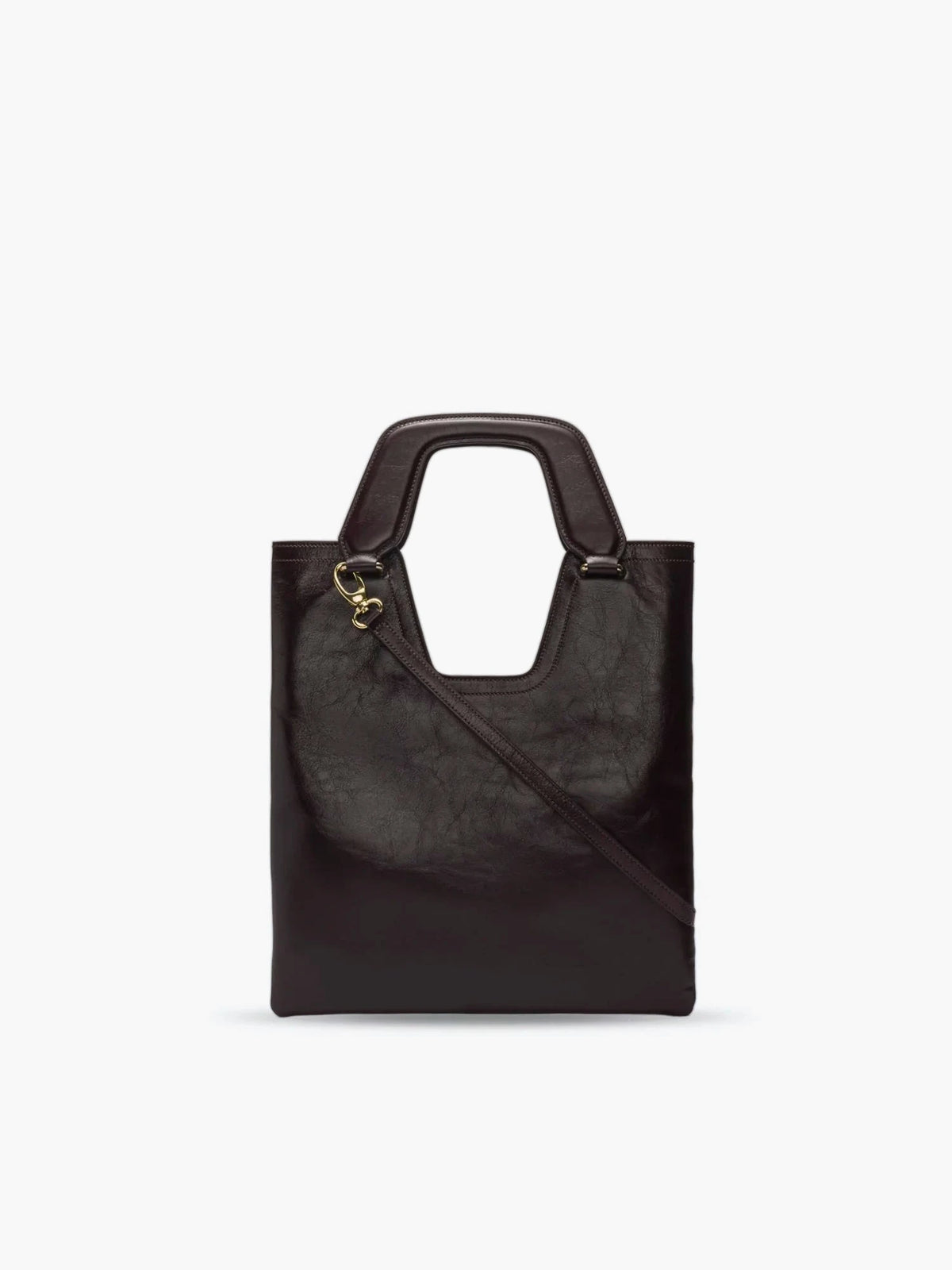 Mia Crinkled Black Bag - āim / Handmade in Italy