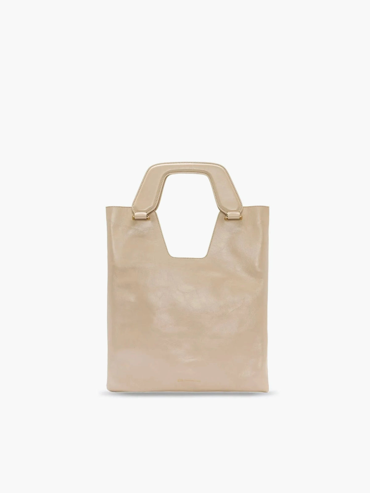 Mia Crinkled Cream Bag - āim / Handmade in Italy