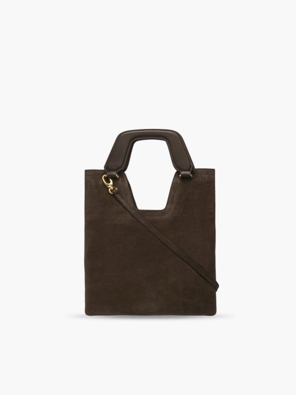Mia Suede Espresso Bag - āim / Handmade in Italy