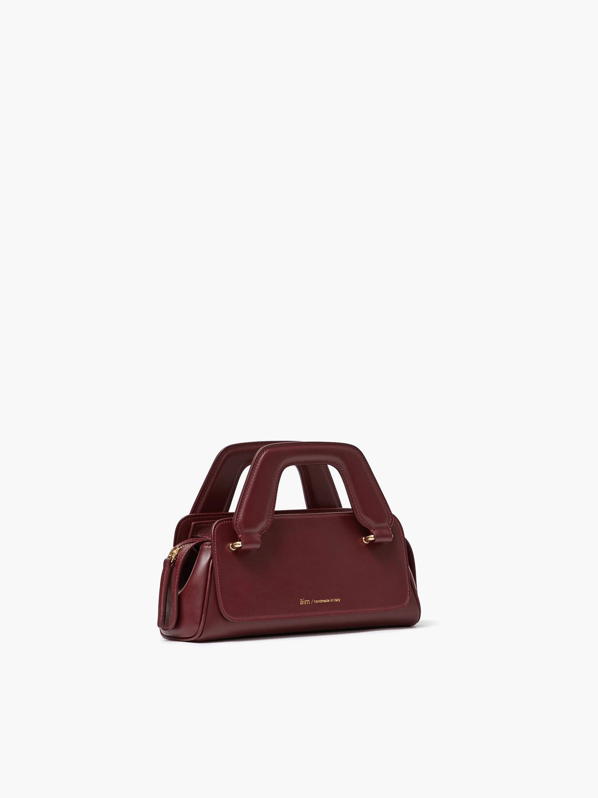 Olivia Micro Burgundy Bag - āim / Handmade in Italy