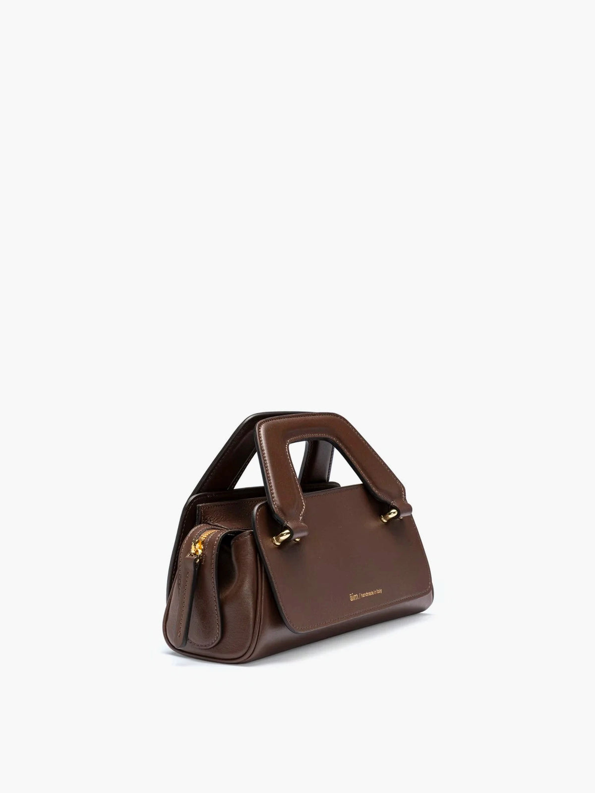 Olivia Mini Chocolate Bag - āim / Handmade in Italy