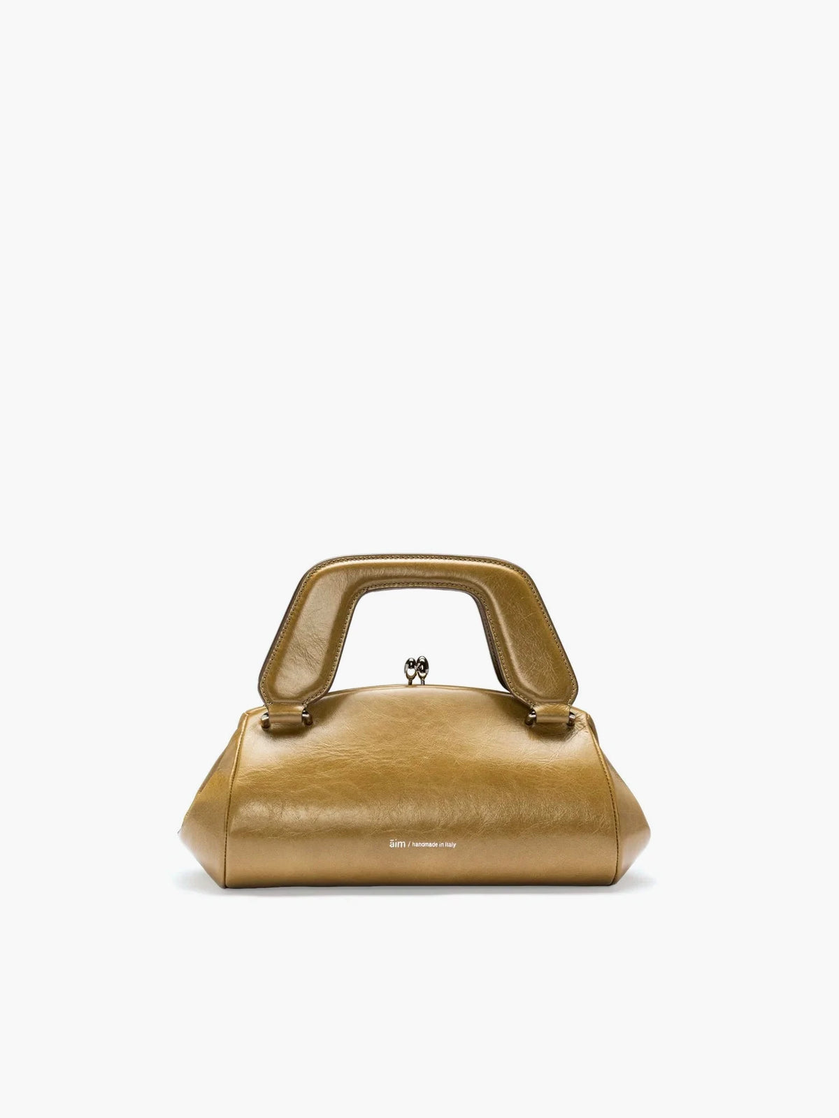 Polly Crinkled Olive Bag - āim / Handmade in Italy