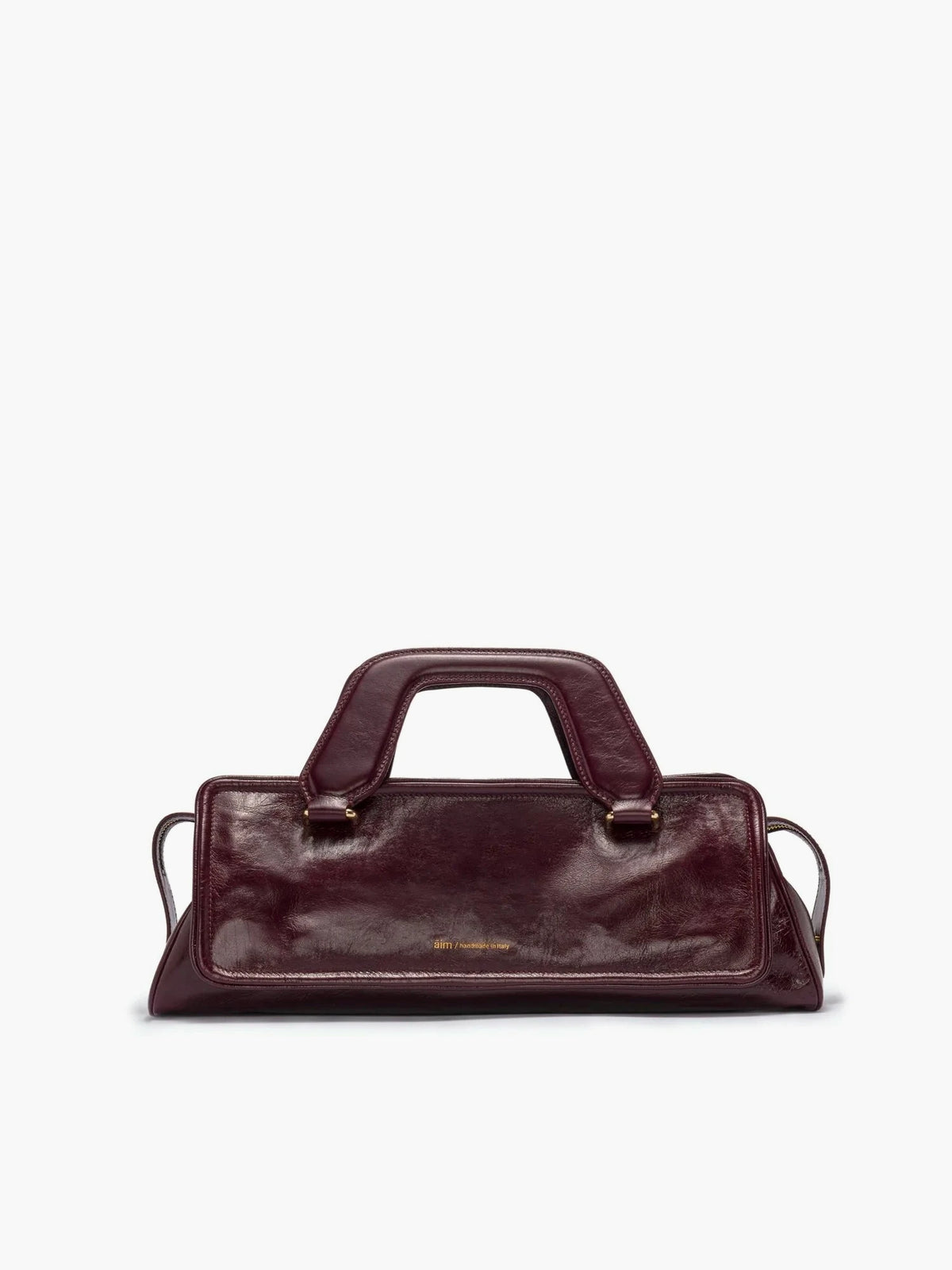 Soft Olivia Crinkled Merlot Bag - āim / Handmade in Italy