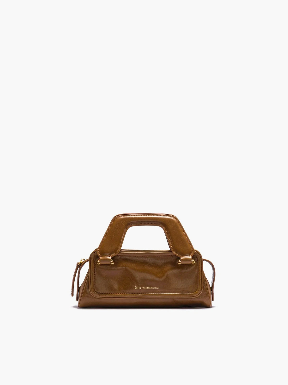 Soft Olivia Micro Crinkled Honey Bag - āim / Handmade in Italy