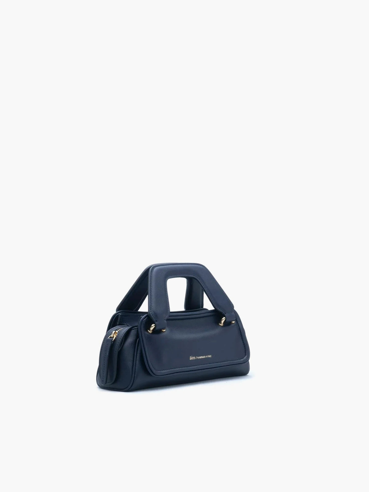 Soft Olivia Micro Navy Bag - āim / Handmade in Italy