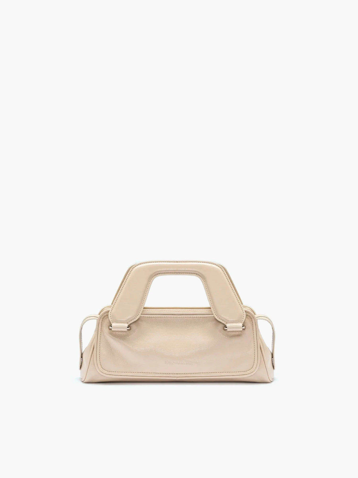Soft Olivia Mini Crinkled Cream Bag - āim / Handmade in Italy