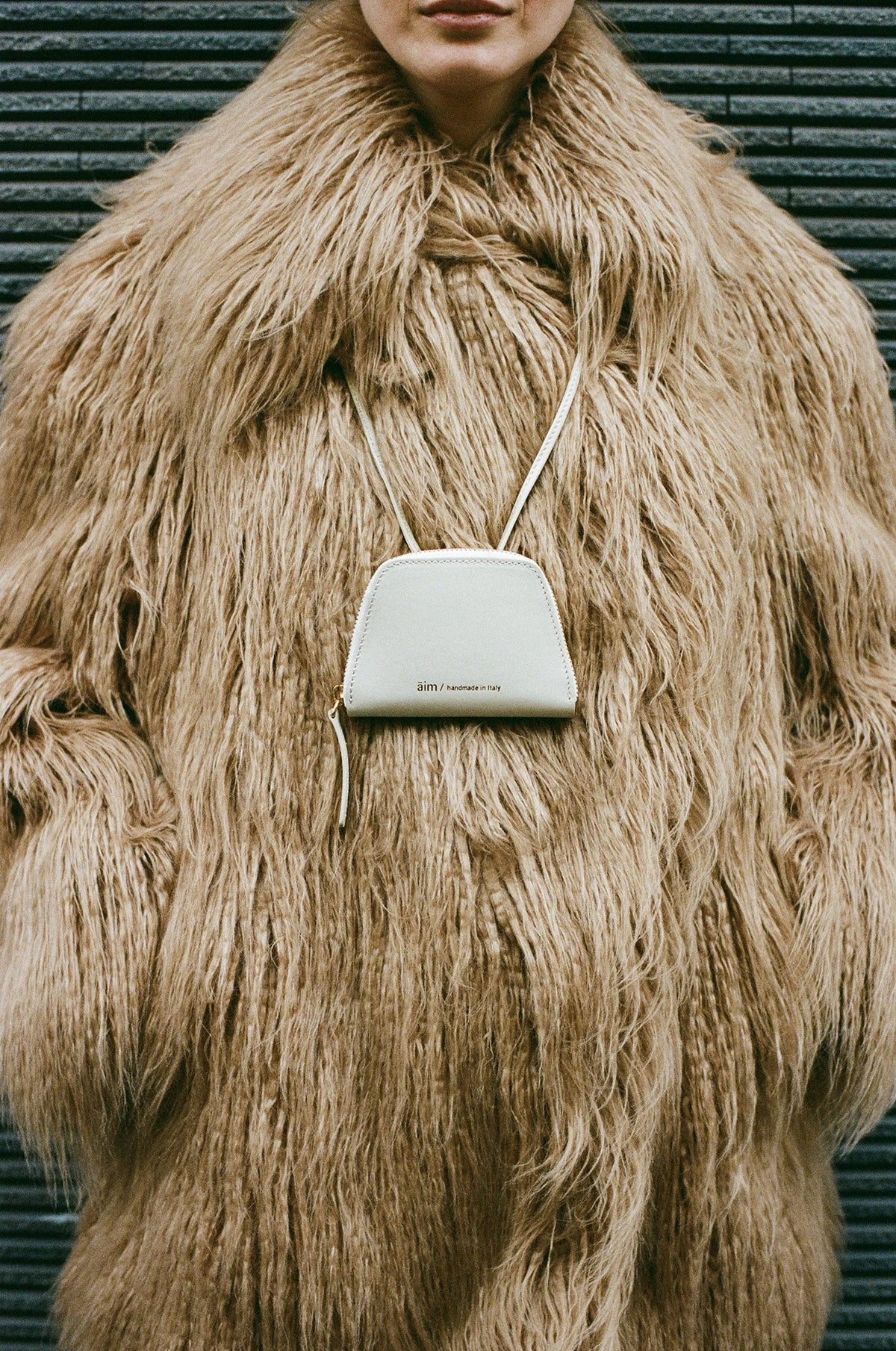 Leo Cream Bag - āim / Handmade in Italy