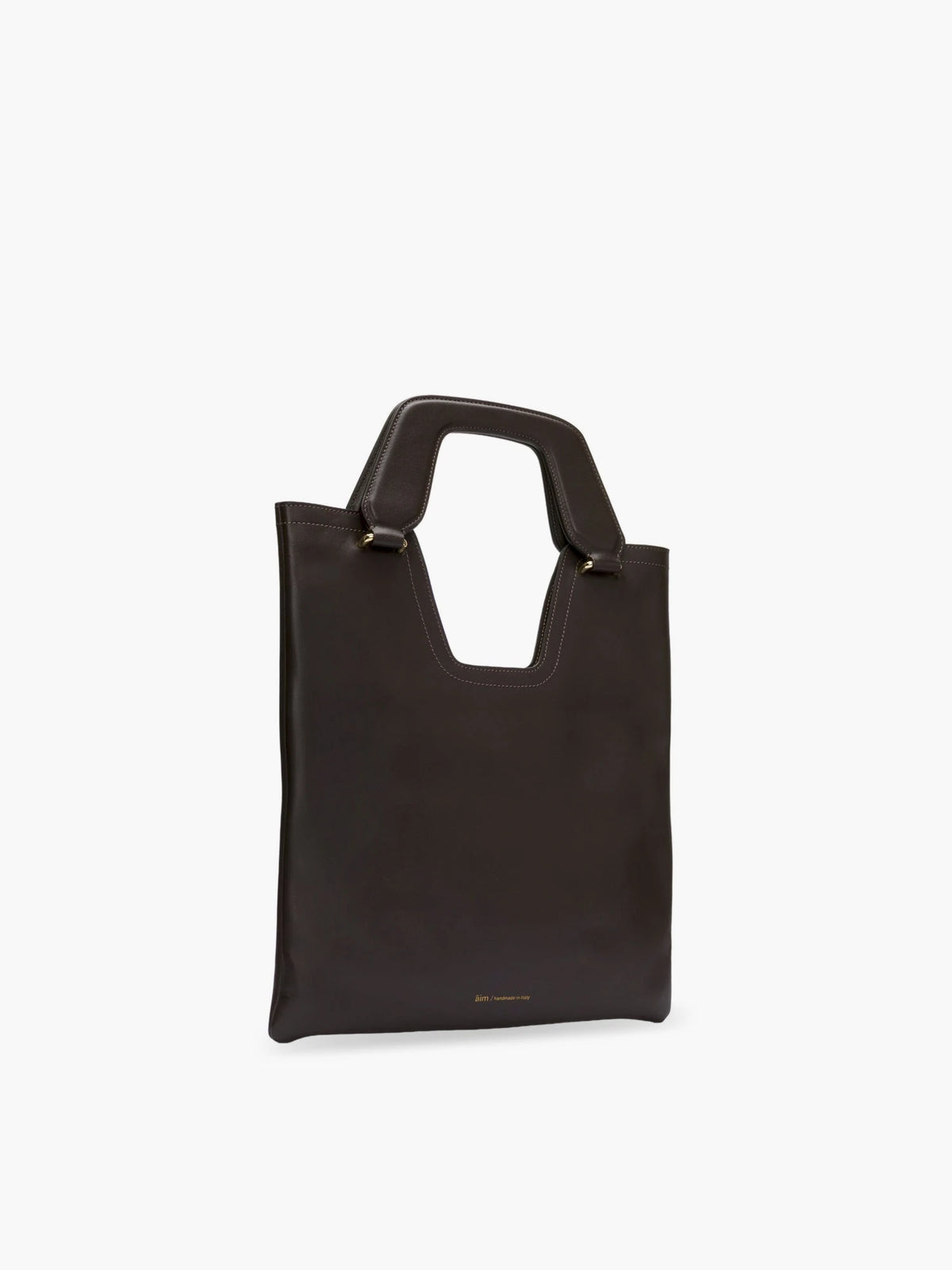 Mia Soft Espresso Bag - āim / Handmade in Italy